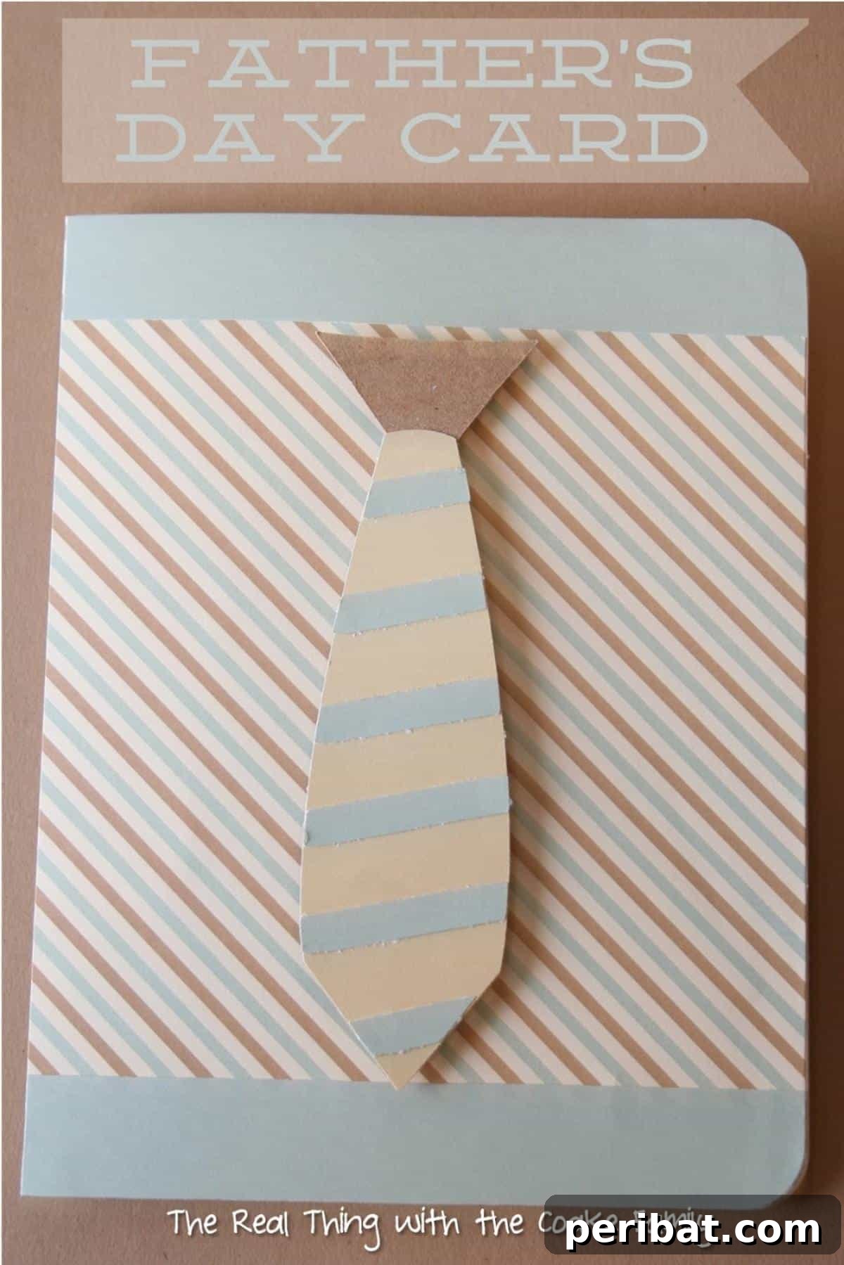 DIY Suit Tie Card
