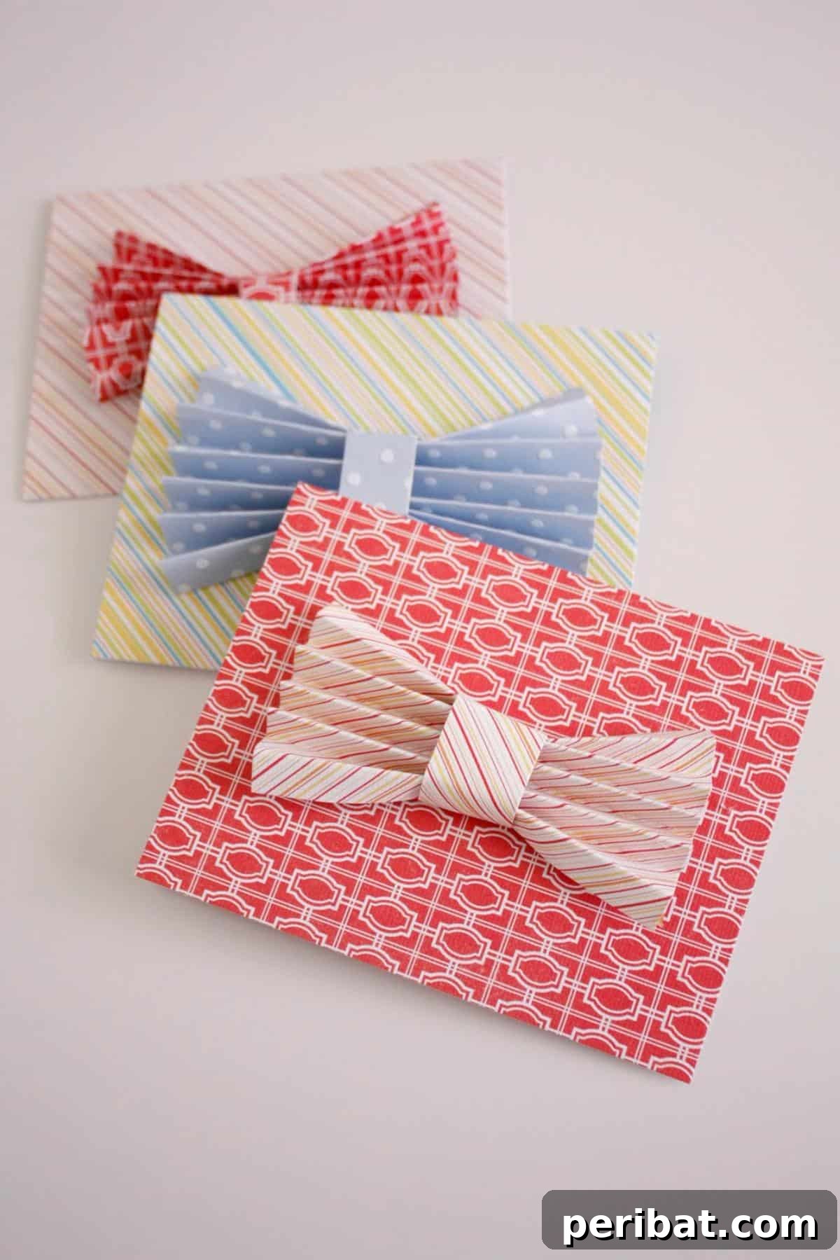 DIY Scratch off Bow Tie Father’s Day Card