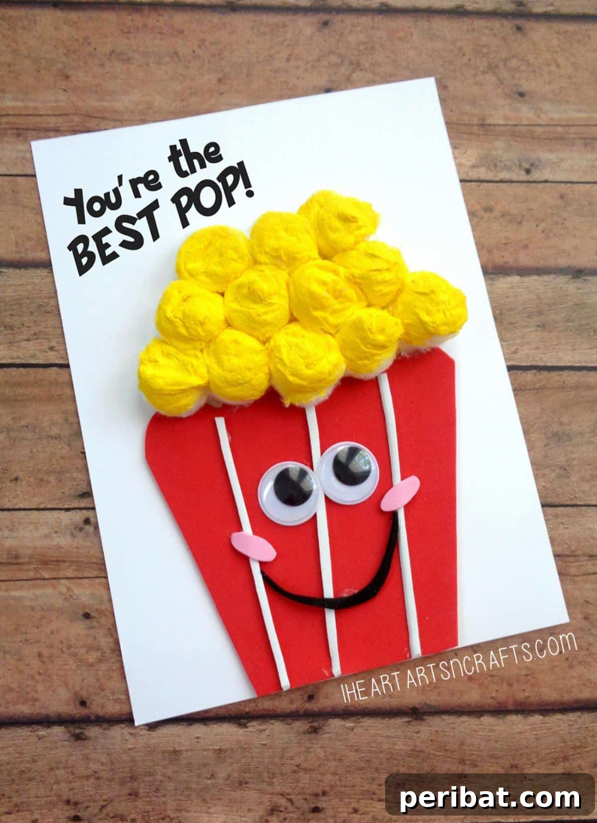 DIY Father’s Day “You’re the Best Pop” Popcorn Card