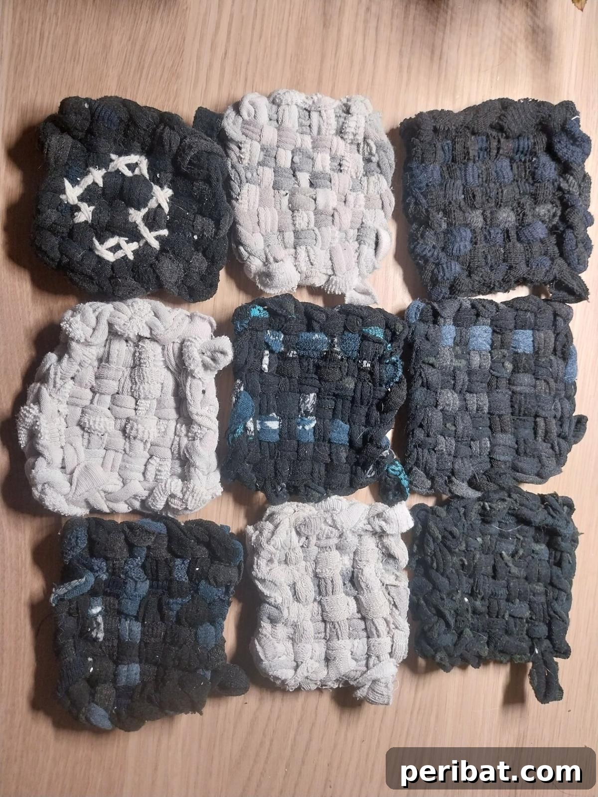 Small Recycled Tawashi-Style Sponges