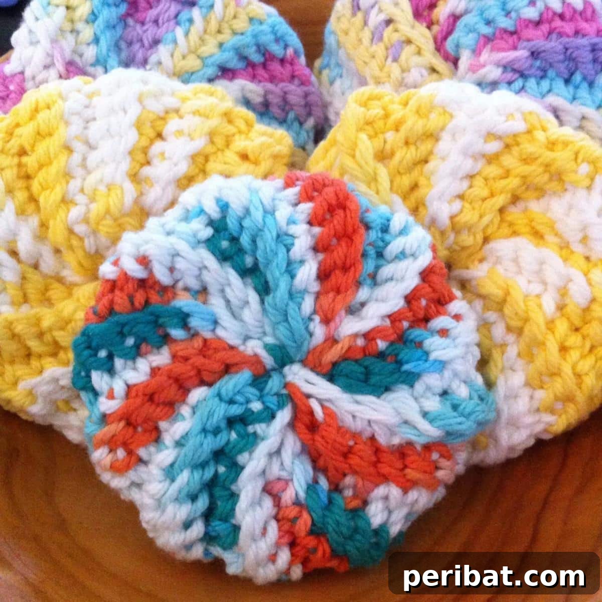 DIY Crochet Tawashi Sponges