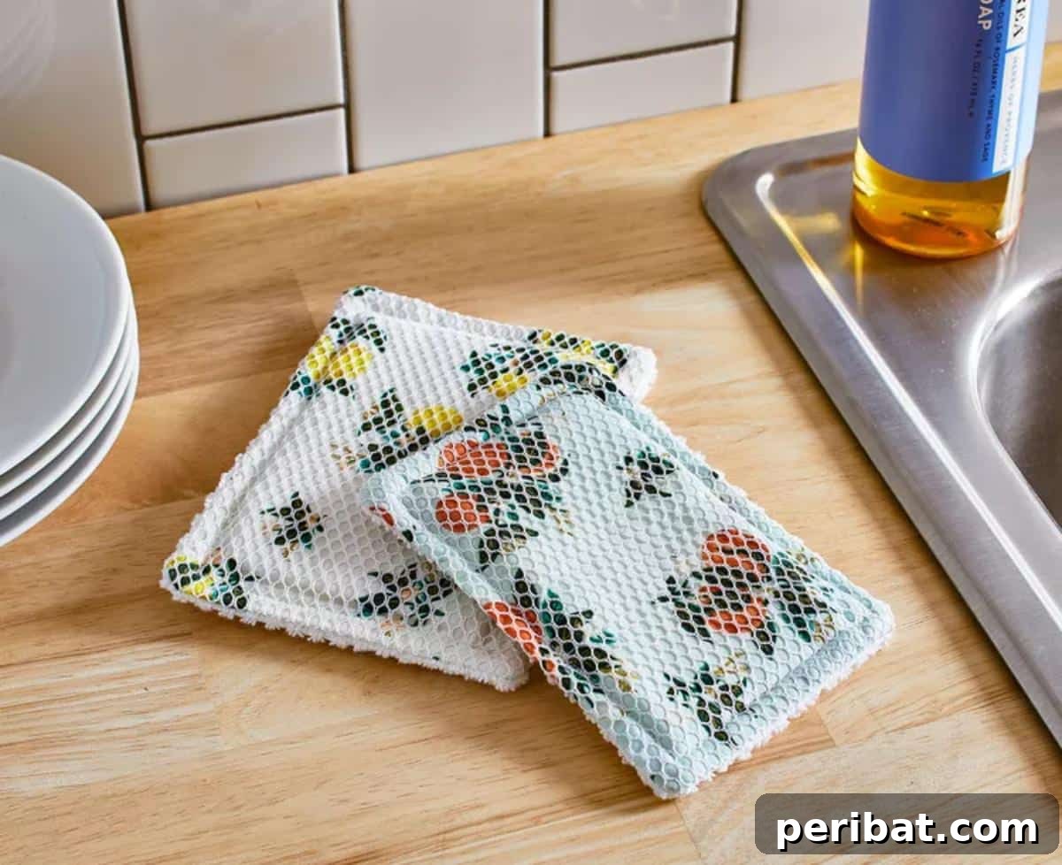 DIY Reusable Tawashi Sponge