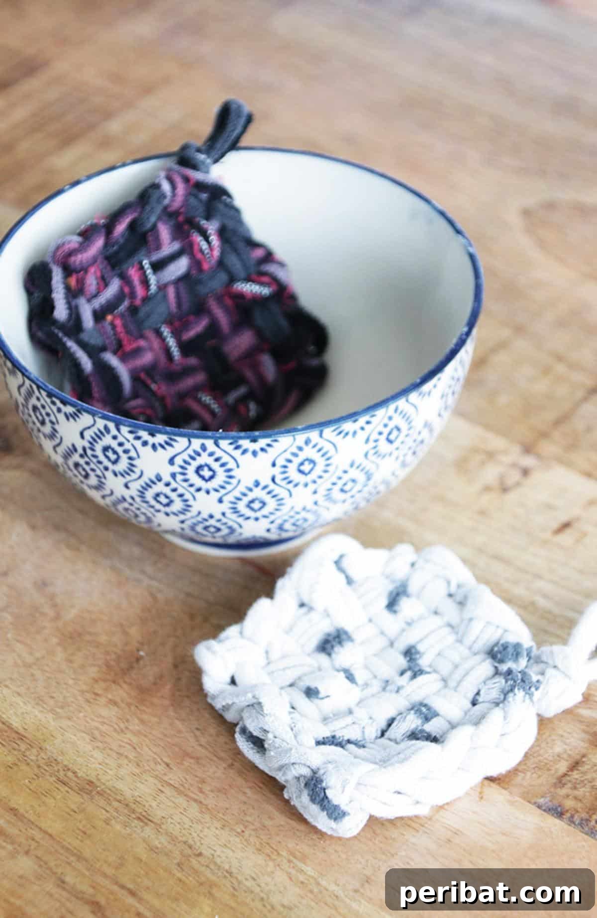 DIY Tawashi Zero Waste Ecological Sponges