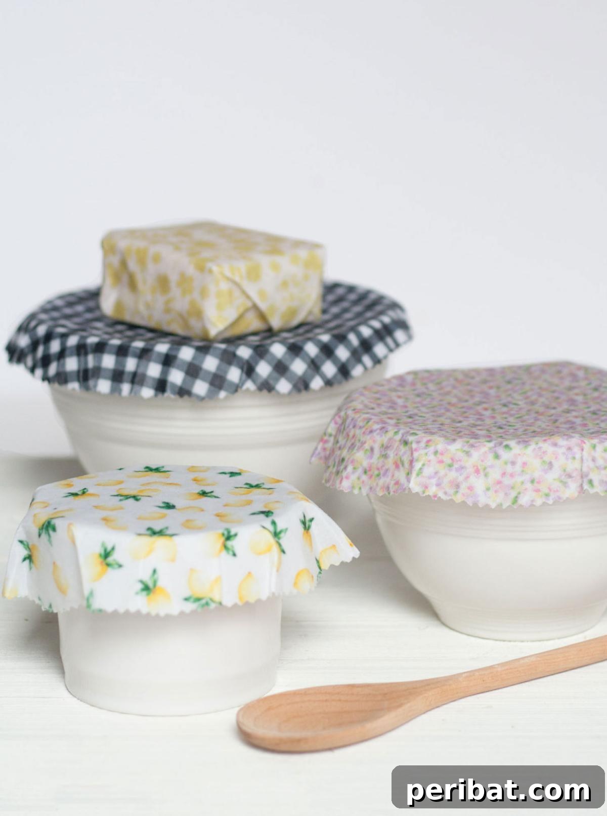 DIY Beeswax Bowl Covers