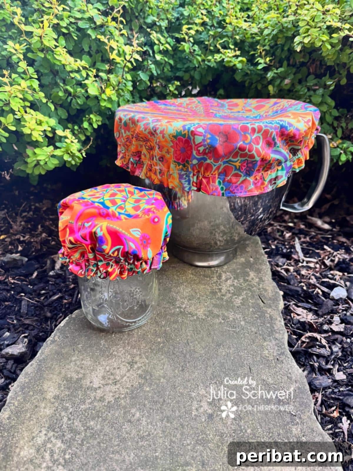 DIY Bowl & Jar Covers With Liquid Vinyl