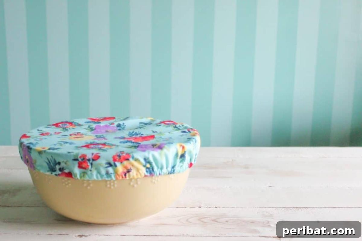 DIY Fabric Bowl Cover