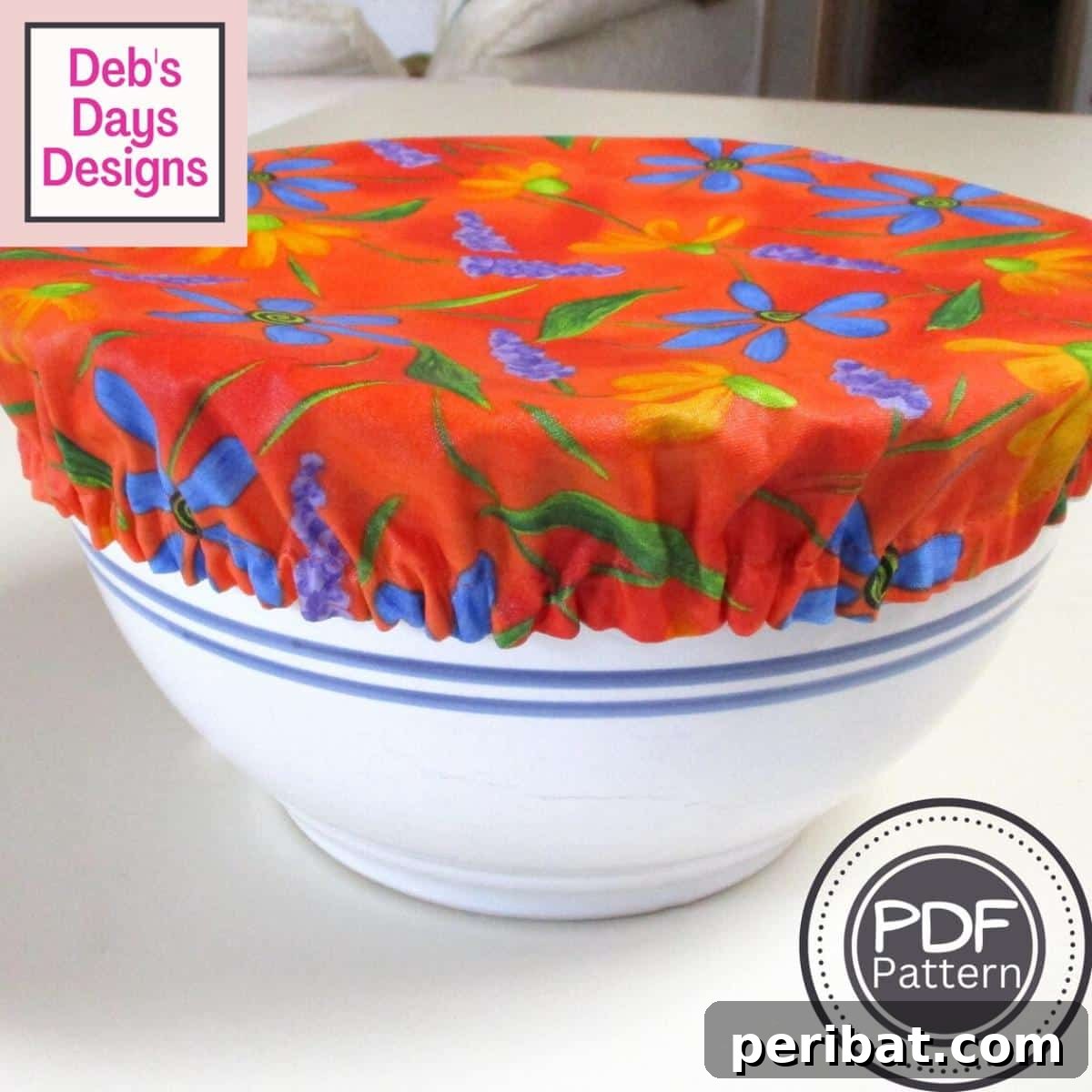 DIY Cloth Fabric Bowl Cover