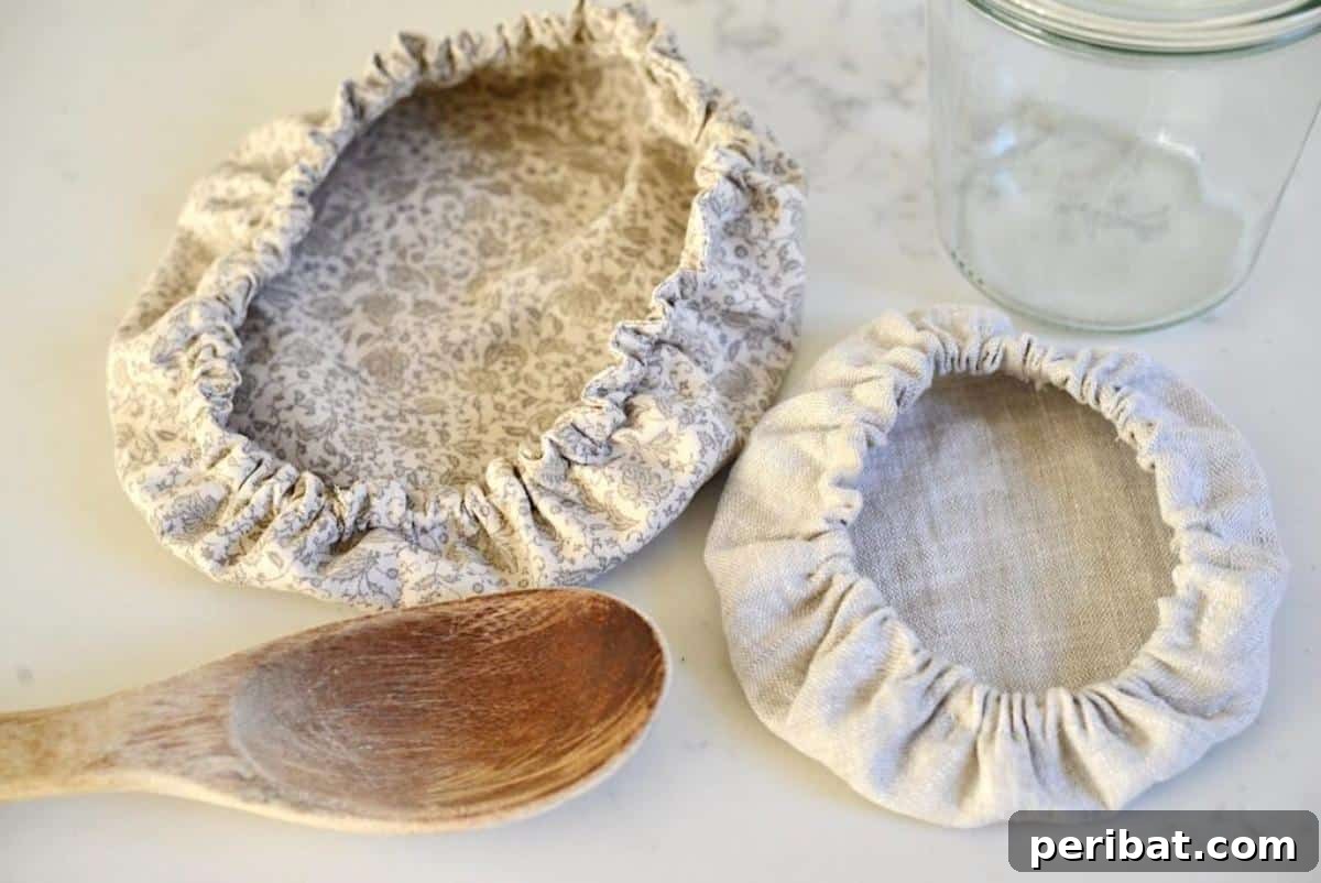 DIY Linen Bowl Covers