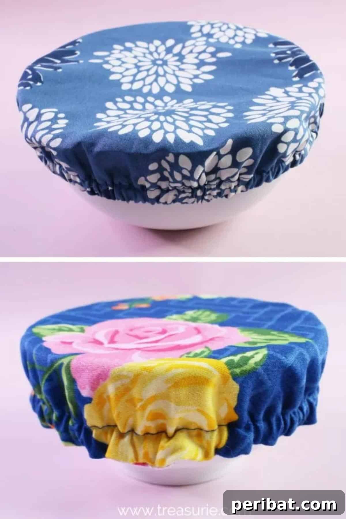 DIY Easiest Fabric Bowl Covers With Pattern