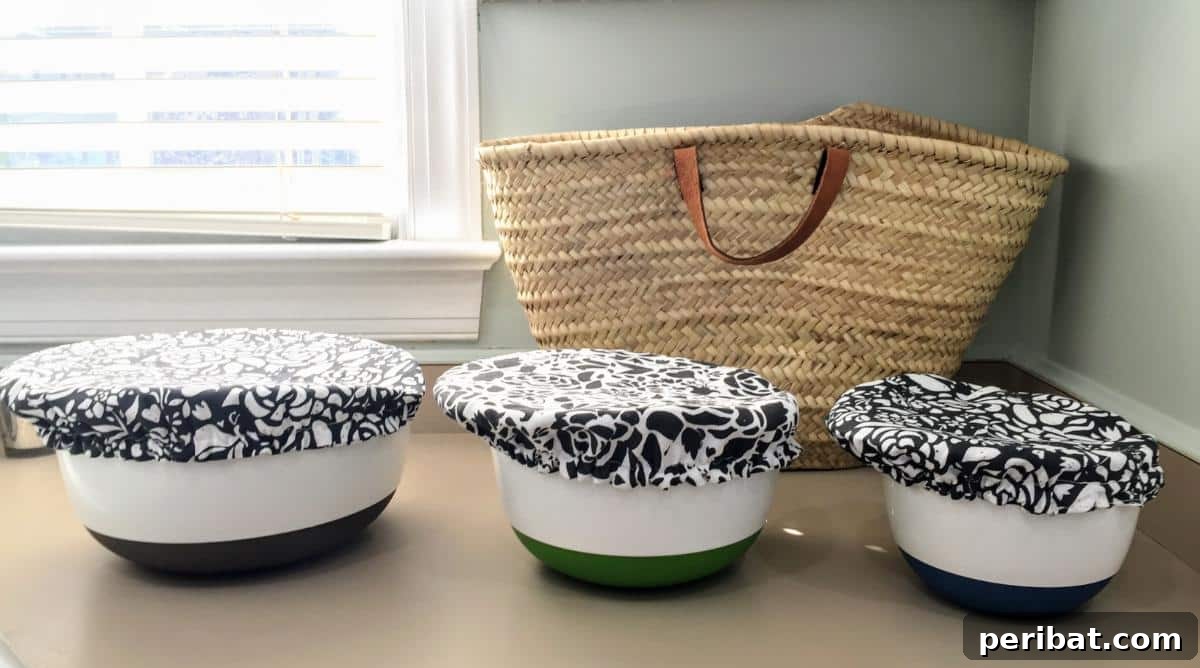 DIY Reversible Bowl Covers