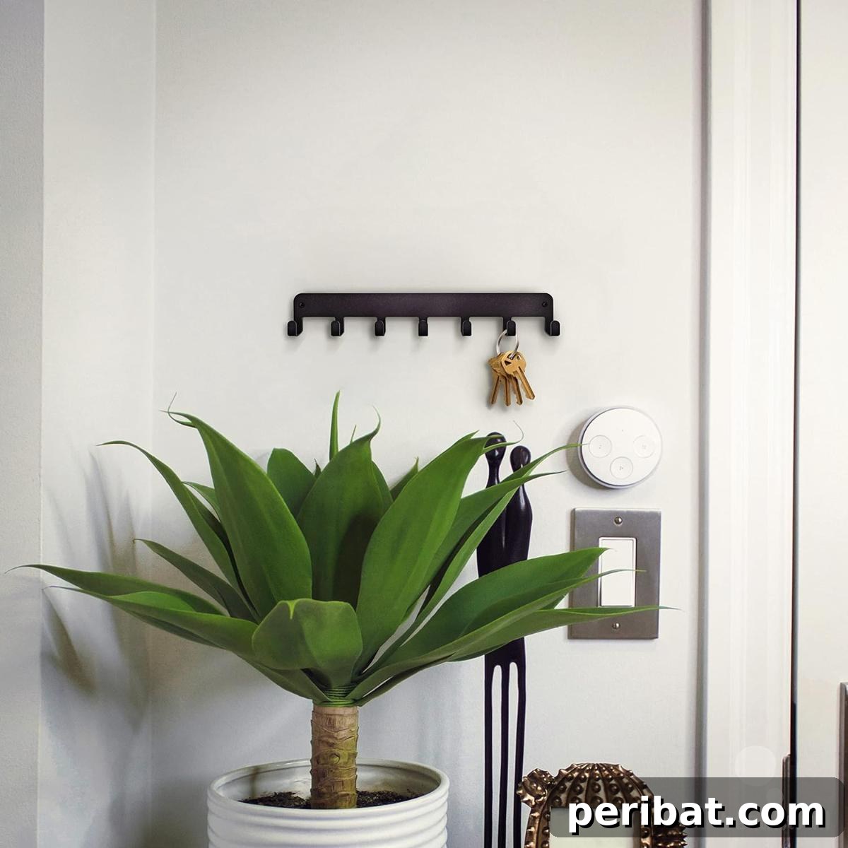 47 Clever DIY Key Holder and Organizer Projects 12 Steel Metal Wall Hanger Key Holder