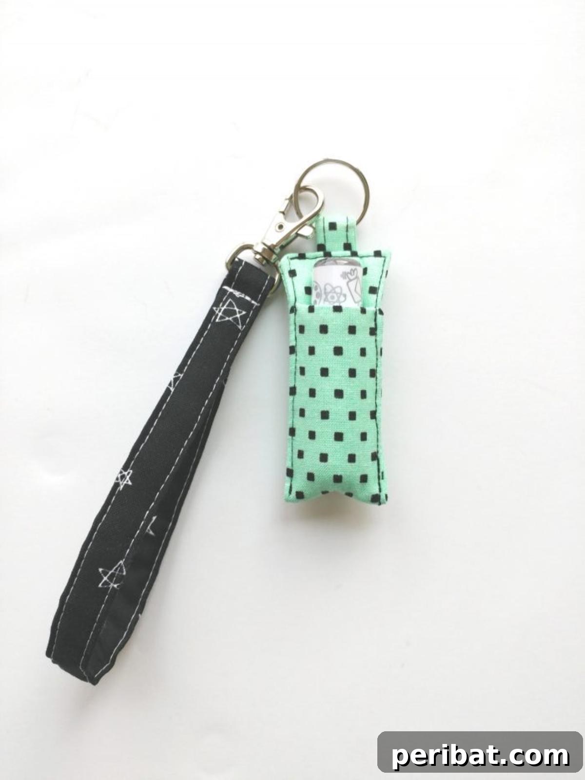 47 Clever DIY Key Holder and Organizer Projects 13 DIY Chapstick Keychain Holder