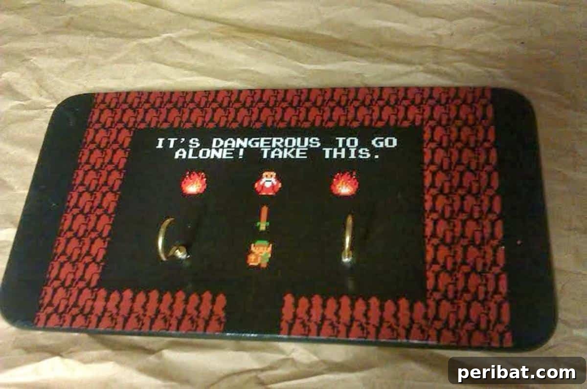 47 Clever DIY Key Holder and Organizer Projects 23 Key Holder DIY Legend of Zelda