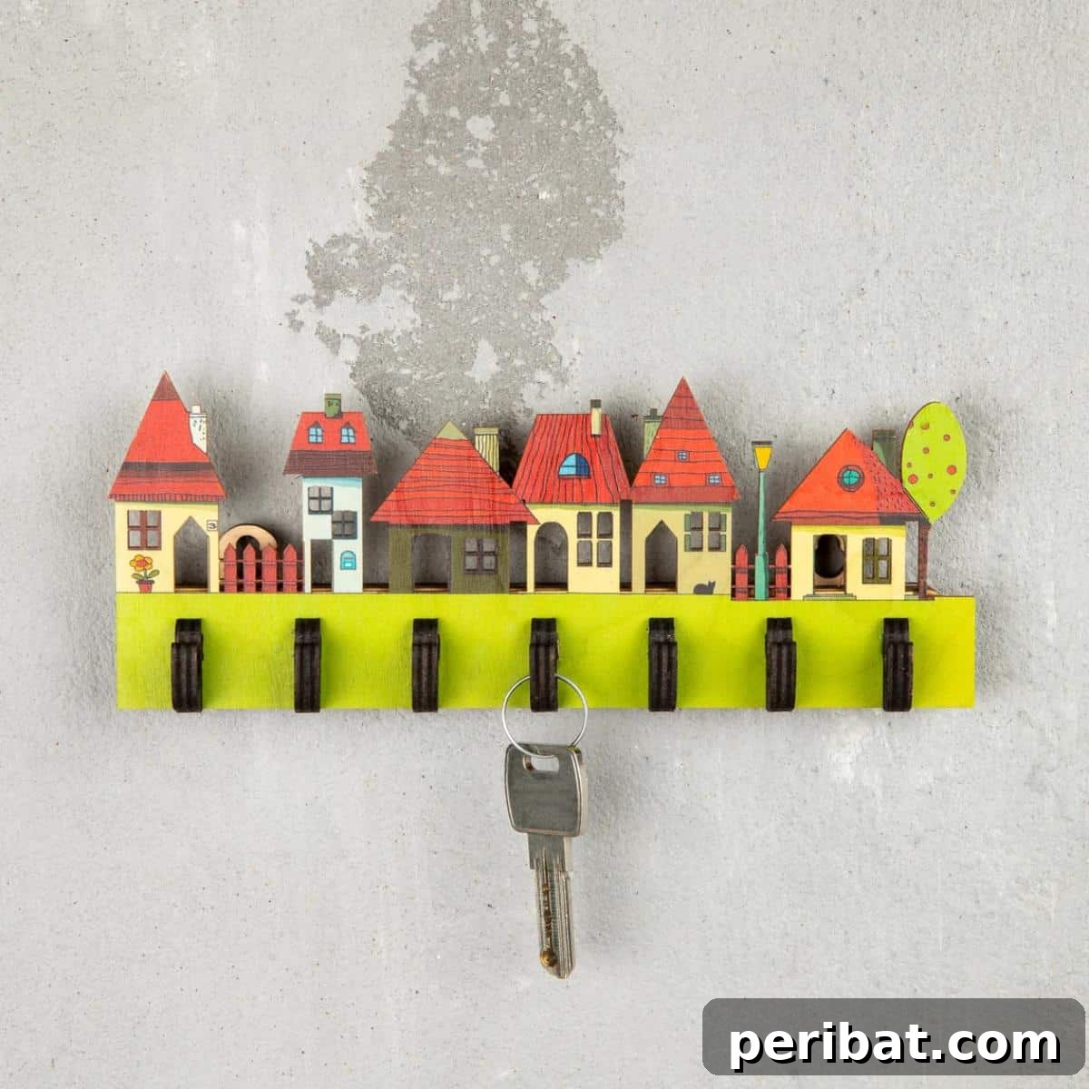 47 Clever DIY Key Holder and Organizer Projects 30 Colorful Street Keys Holder