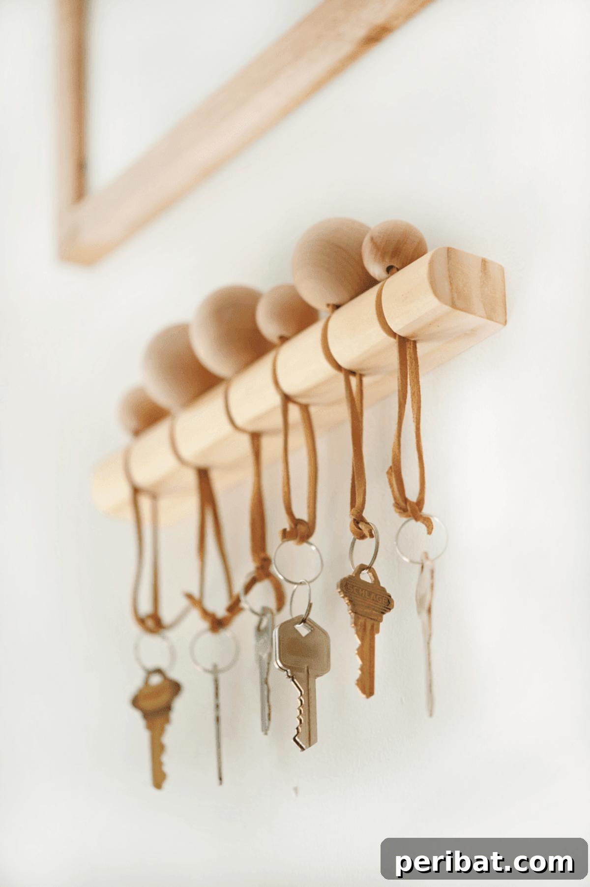 47 Clever DIY Key Holder and Organizer Projects 35 DIY Modern Wood Key Holder