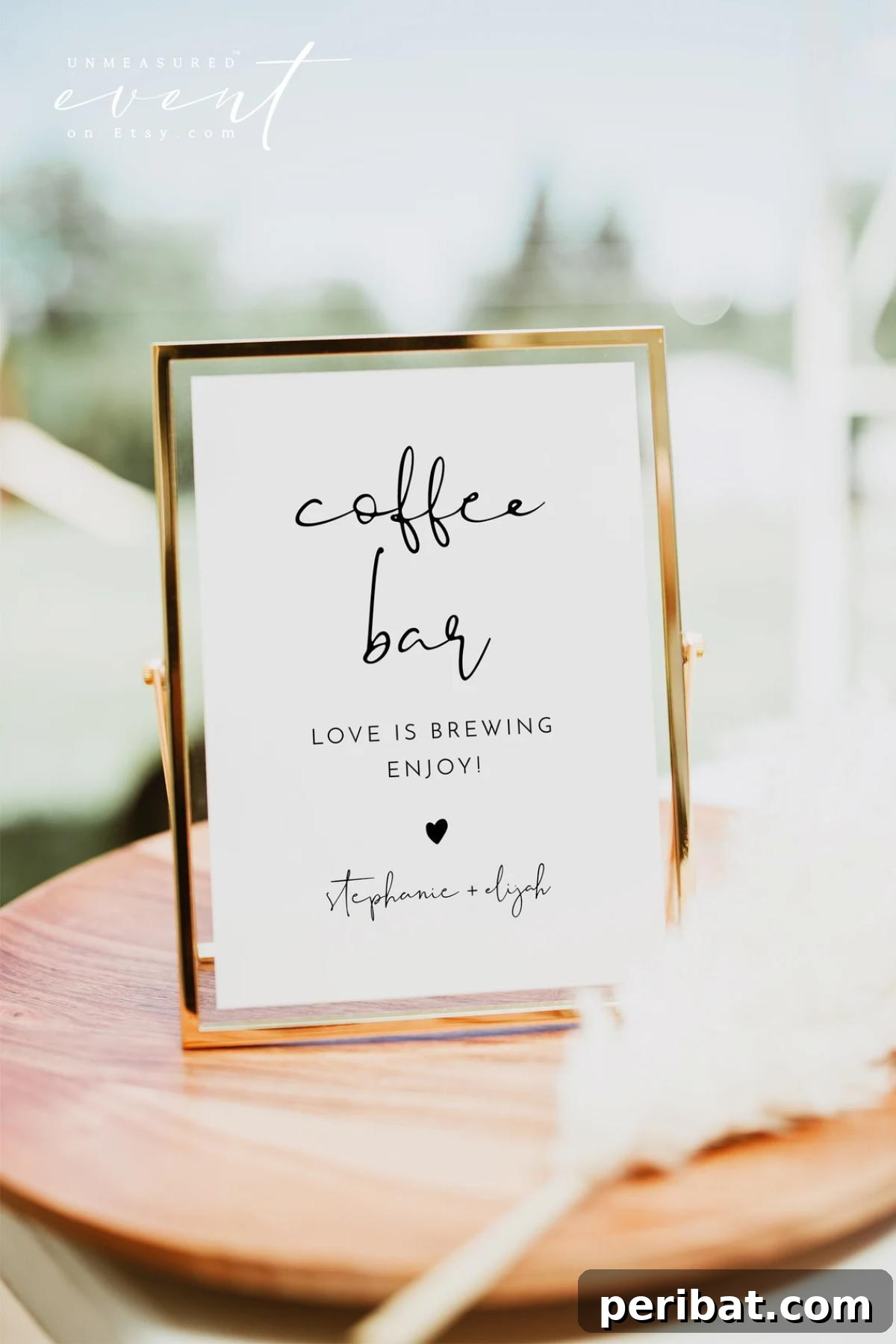 21 Homemade Coffee Nook Signs to Personalize Your Kitchen 20 Adella Minimalist Coffee Bar Sign Printable, perfect for contemporary decor.