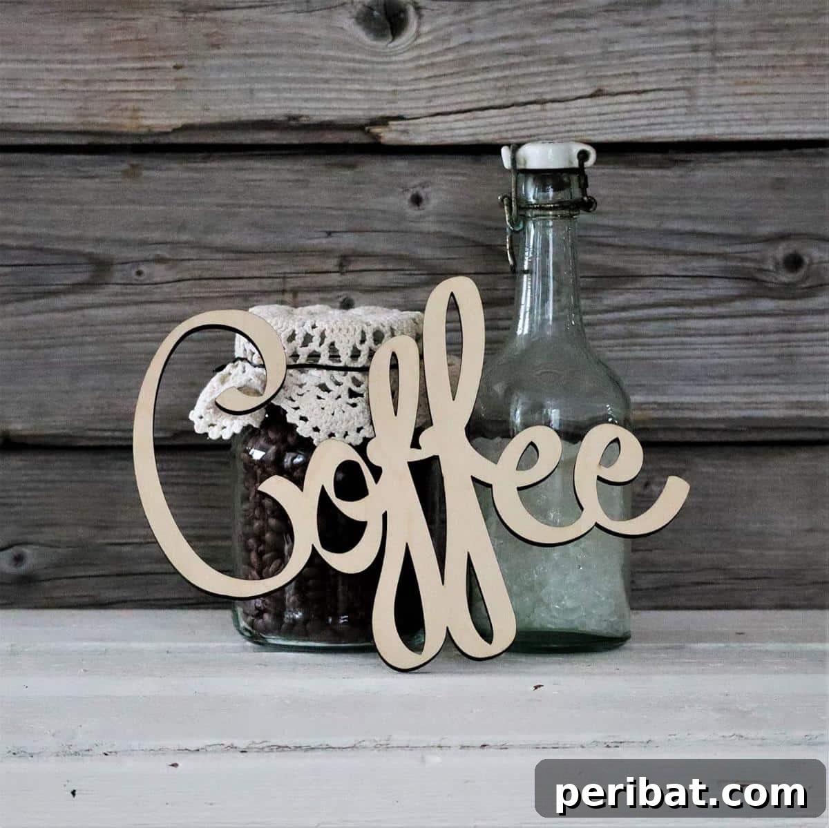 21 Homemade Coffee Nook Signs to Personalize Your Kitchen 21 Way of Hearts - Wood Coffee Signs for Coffee Bar, made from natural plywood.