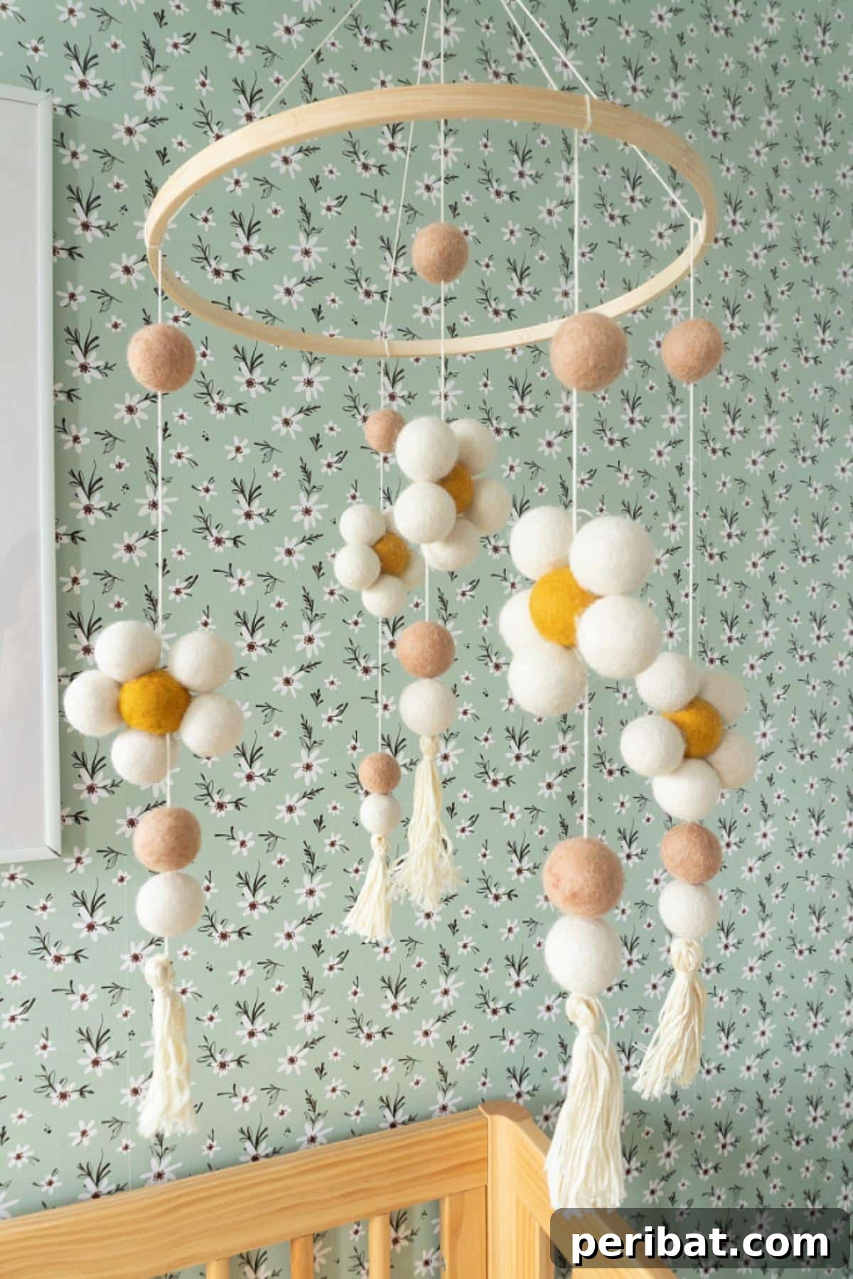 DIY Flower Baby Mobile