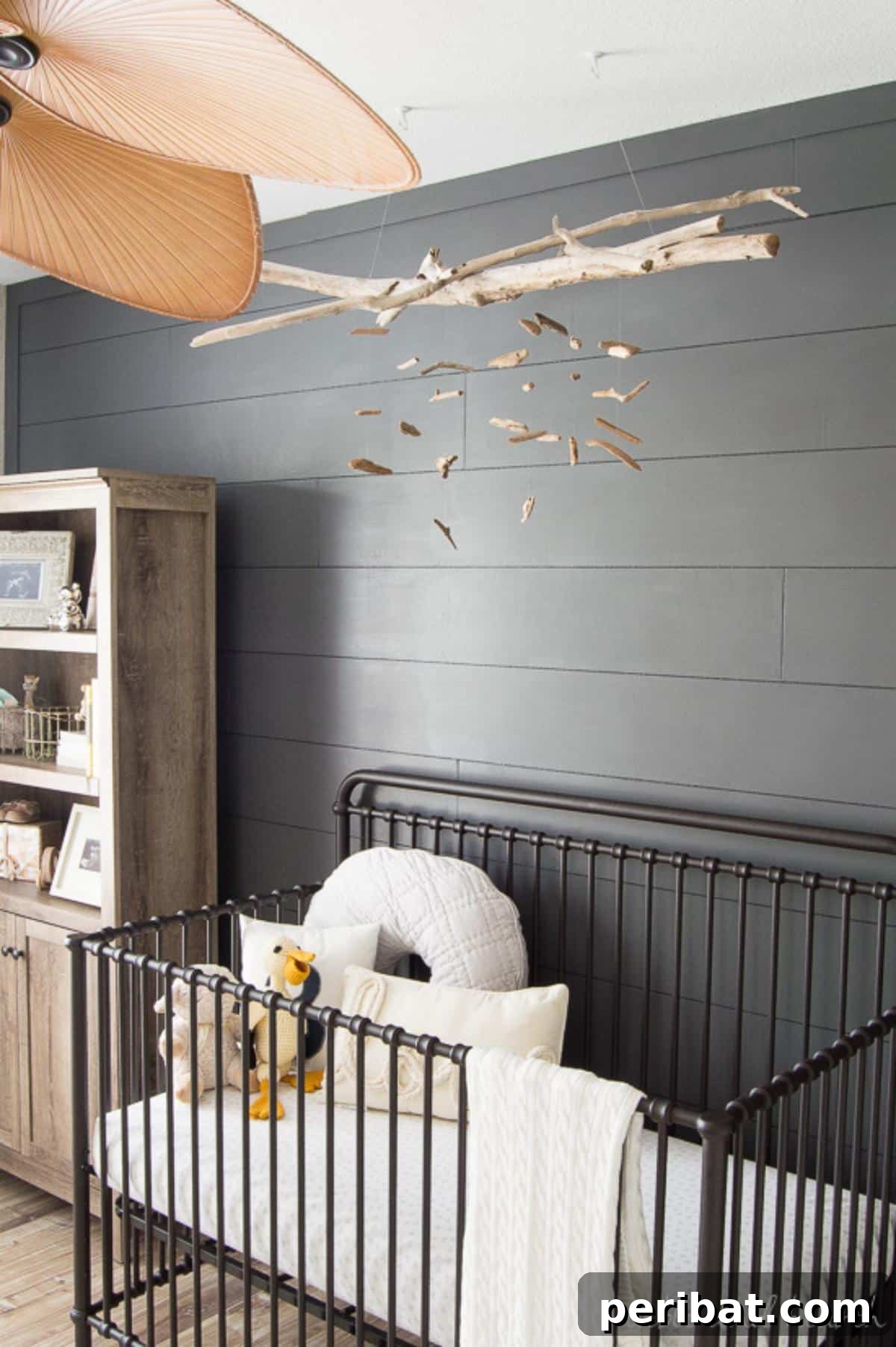 DIY Driftwood Mobile for a Coastal Nursery