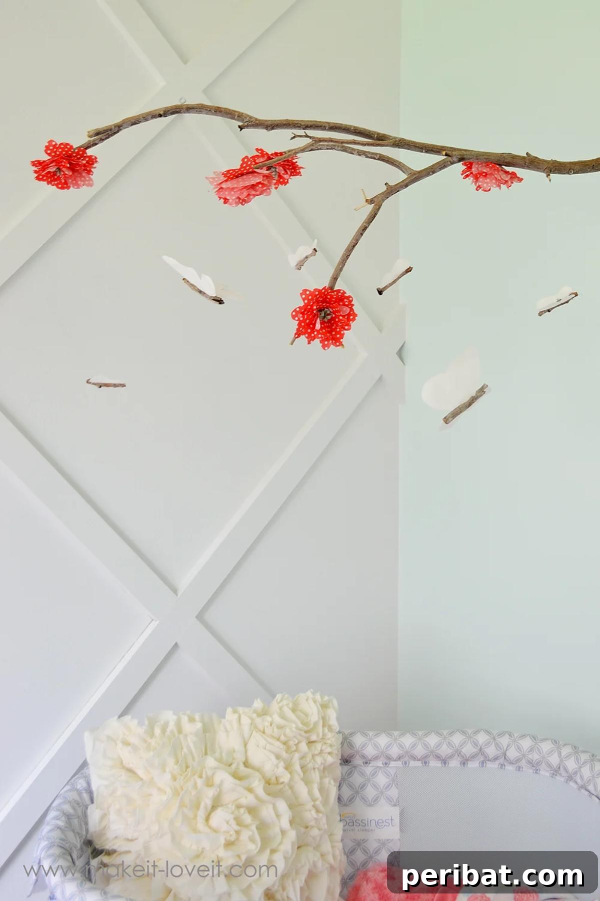 DIY Baby Mobile From a Branch