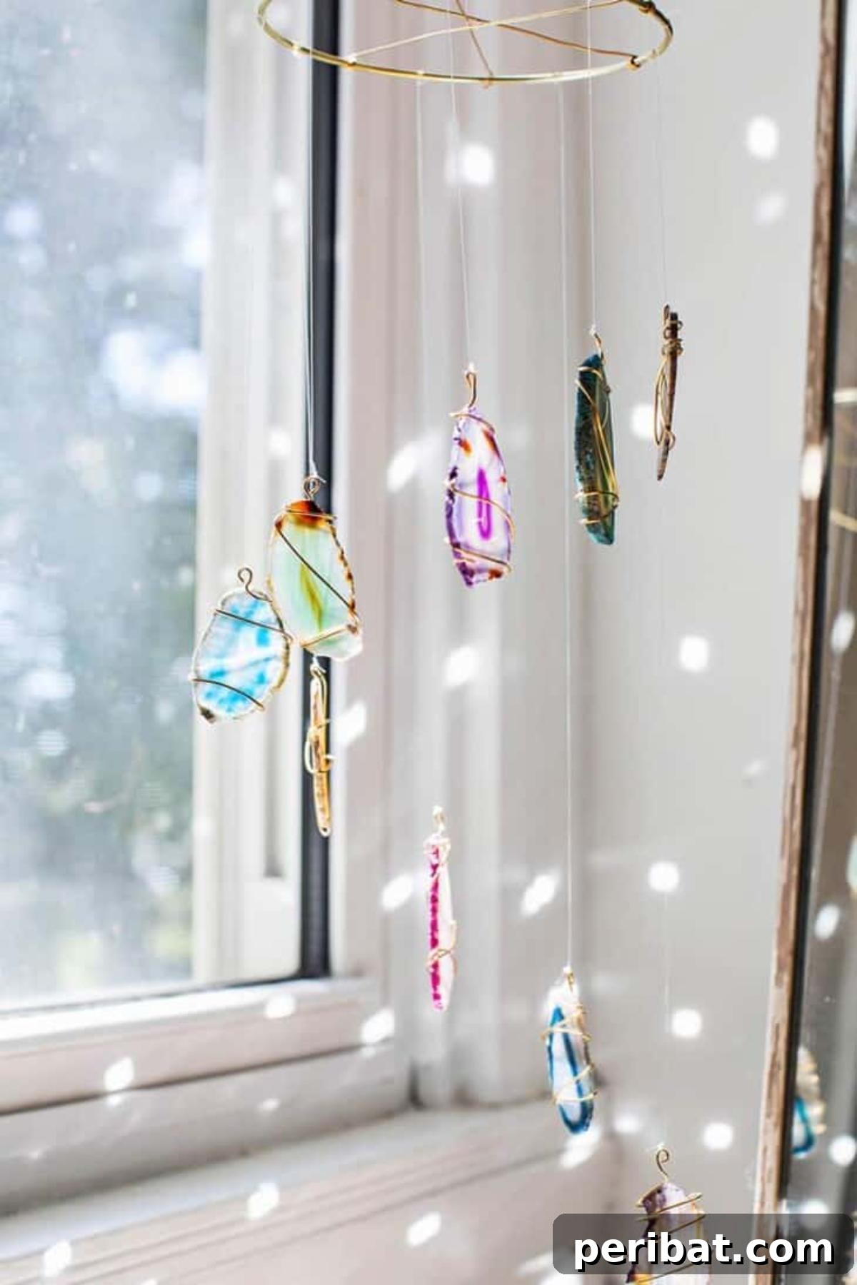 DIY Agate Mobile
