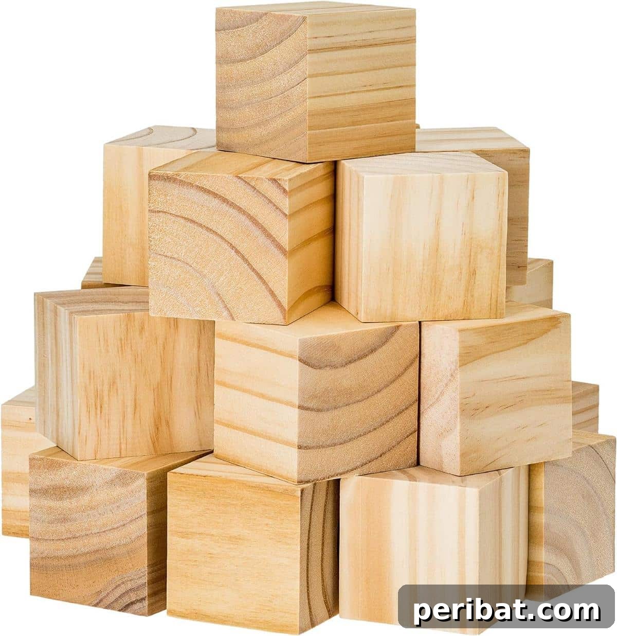 Create Your Own Giant Jenga: 20 DIY Blocks, Plans, and Exciting Game Ideas 21 A package of 27 pieces of 2-inch unfinished natural wood blocks, perfect for DIY crafts and game customization.