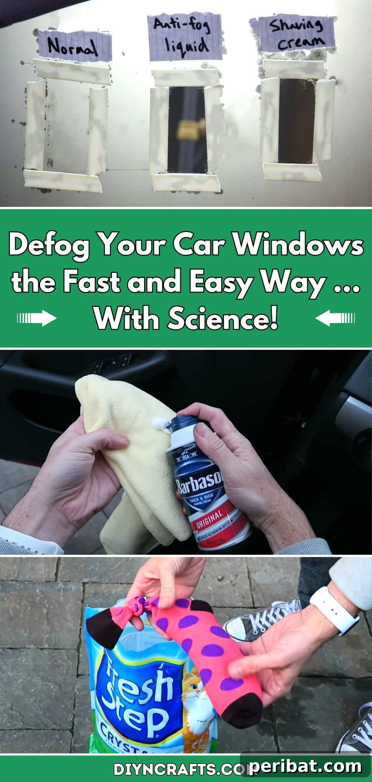 Banish Fog Instantly: The Science of Clear Car Windows 2 Defog Your Car Windows the Fast and Easy Way … With Science! pinterest image
