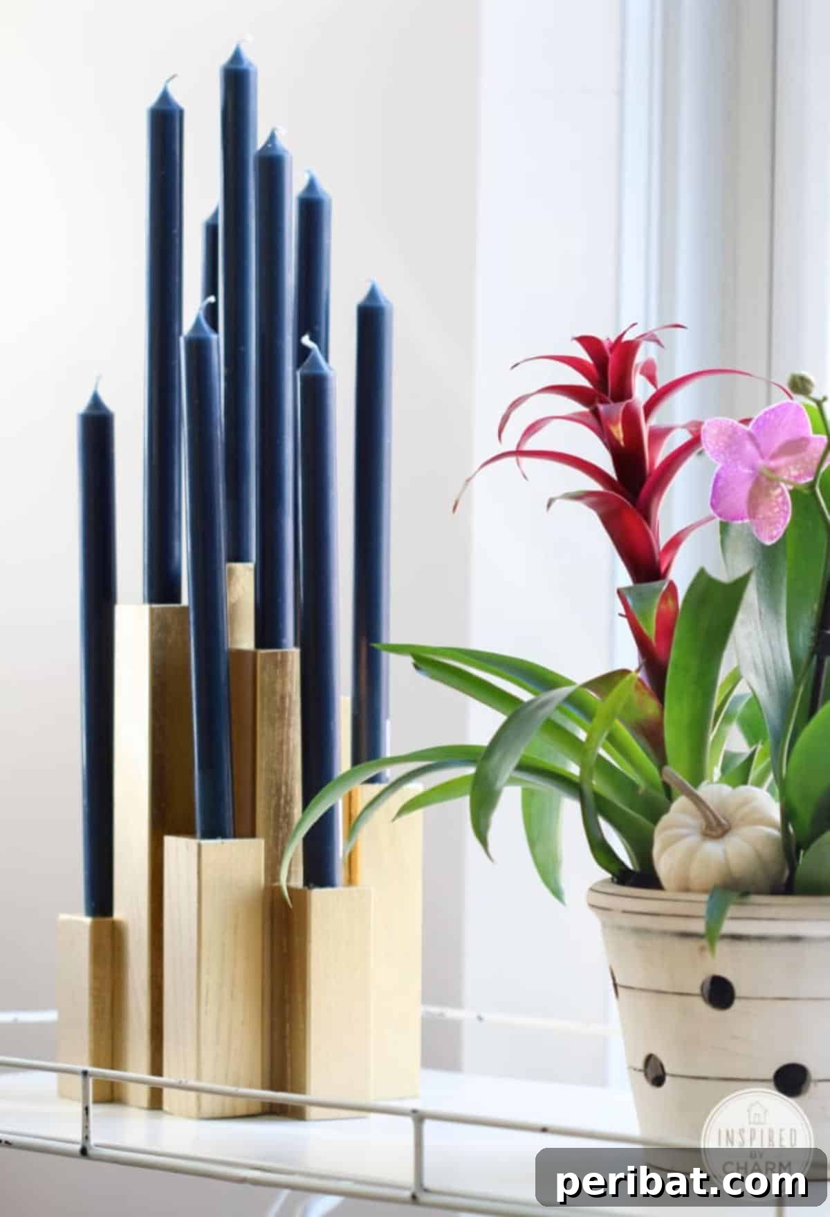 50 Creative DIY Candle Holders: Functional Art for Every Home 13 DIY Multiple Taper Candleholder