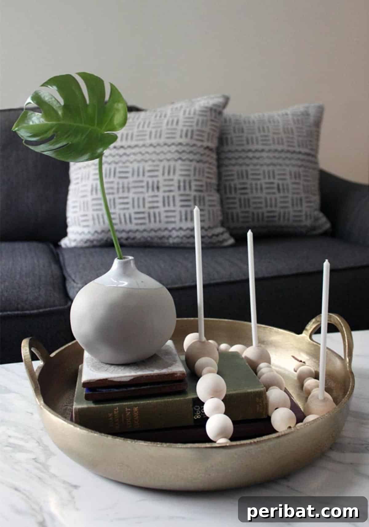 50 Creative DIY Candle Holders: Functional Art for Every Home 34 DIY Wood Bead Candle Holder