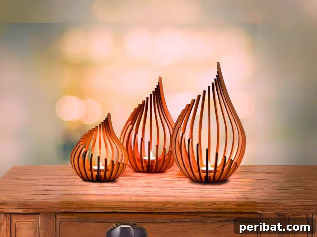 50 Creative DIY Candle Holders: Functional Art for Every Home 45 Tealight Wooden Lanterns