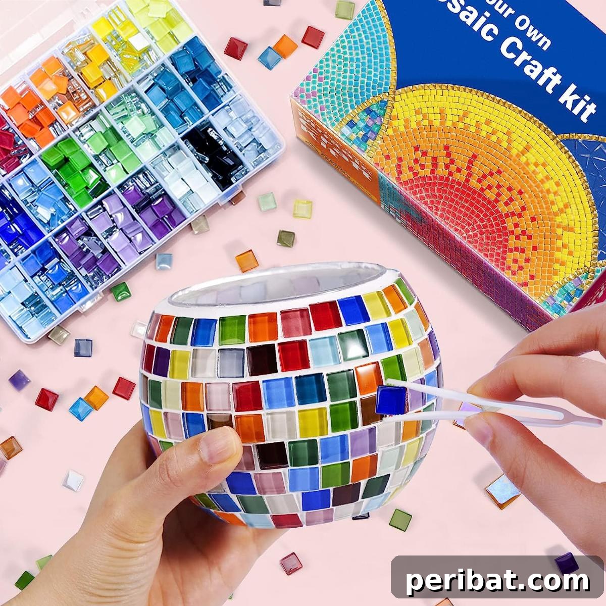 50 Creative DIY Candle Holders: Functional Art for Every Home 51 Glass Mosaic Candle Holder Kit