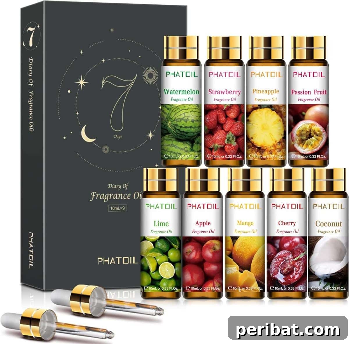 Craft Your Own Scents: 35 DIY Ideas for a Heavenly Smelling Home 34 Phatoil 9PCS Fruity Essential Oils Gift Set