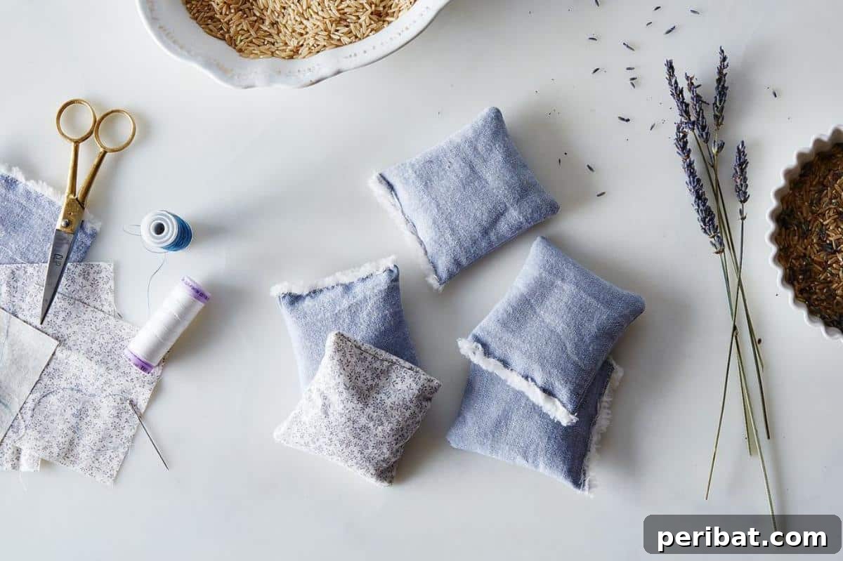 Craft Your Own Scents: 35 DIY Ideas for a Heavenly Smelling Home 5 DIY Lavender Sachets for Sweet-Smelling Sock Drawers