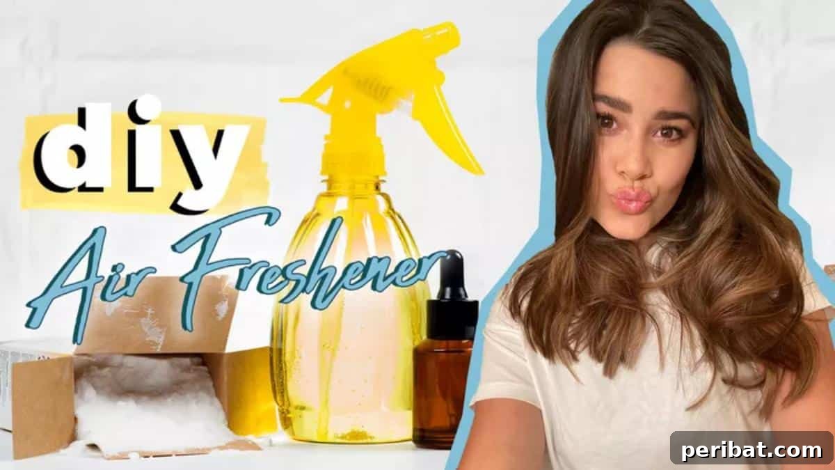 Craft Your Own Scents: 35 DIY Ideas for a Heavenly Smelling Home 7 DIY Air Freshener poster.