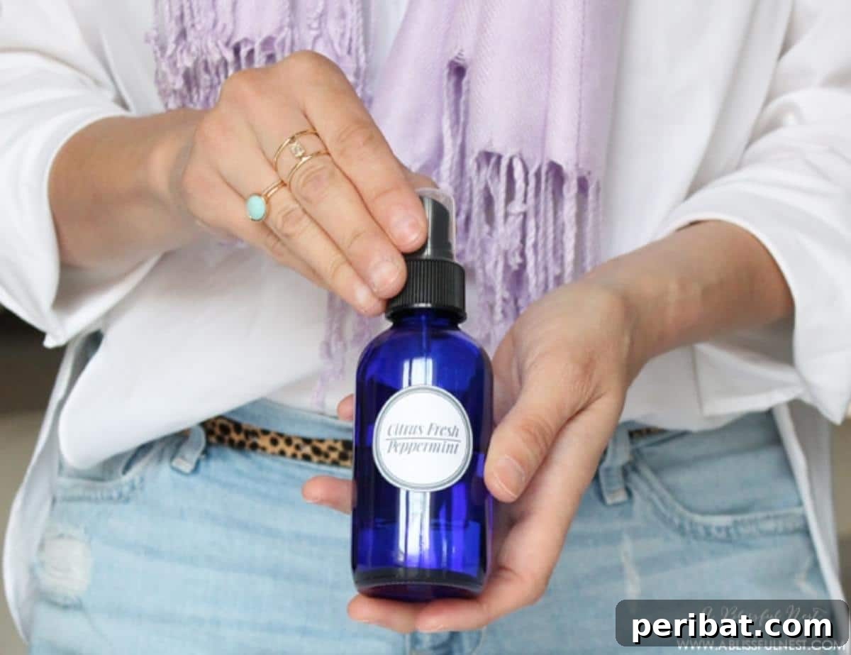 Craft Your Own Scents: 35 DIY Ideas for a Heavenly Smelling Home 9 Homemade Room Spray