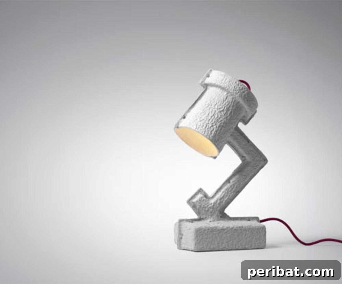 35 Mind-Blowing Creations from Empty Egg Cartons 36 An elegantly shaped lamp crafted from reformed egg carton pulp, showcasing the material's potential for smooth, sculptural designs.