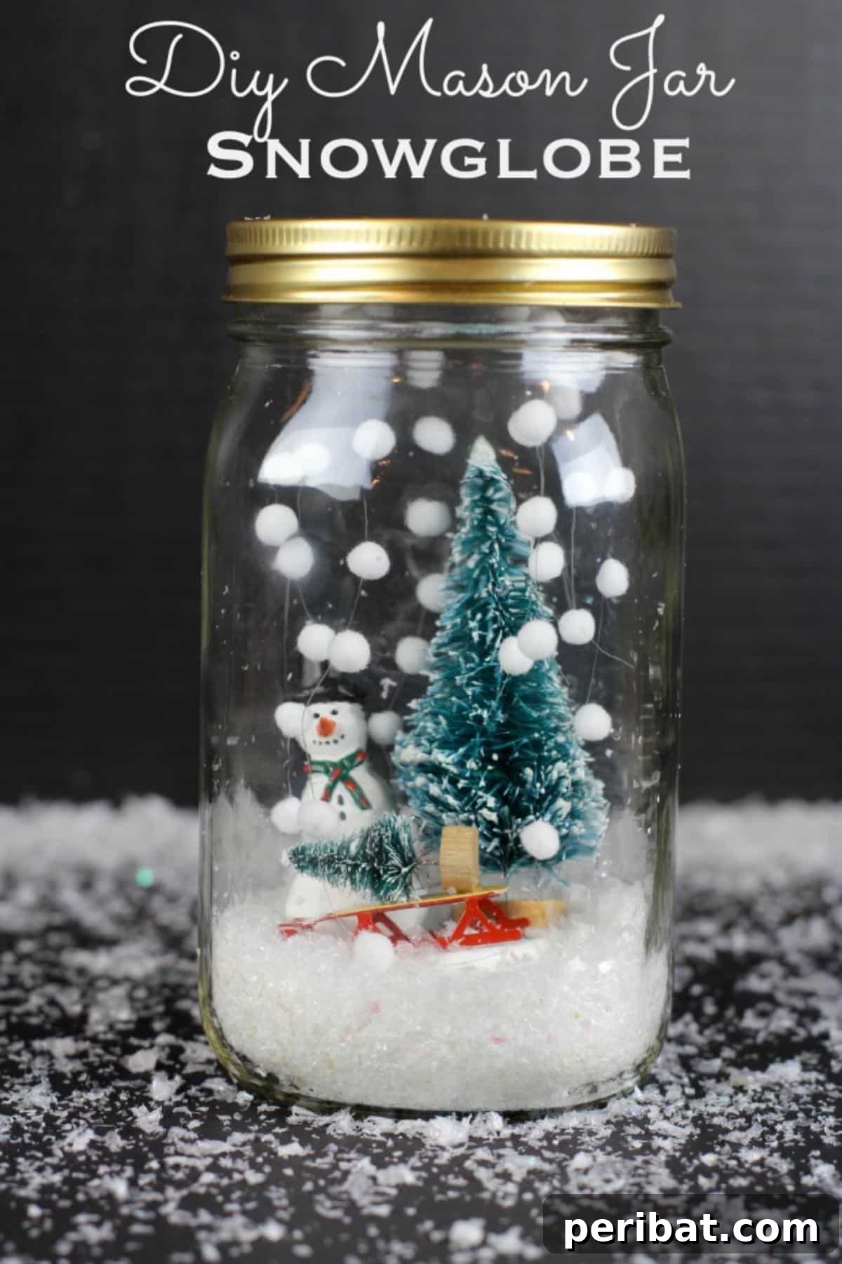 Craft Your Own Winter Wonderland: Snow Globe Projects & Kits 21 DIY Mason Jar Snow Globe
