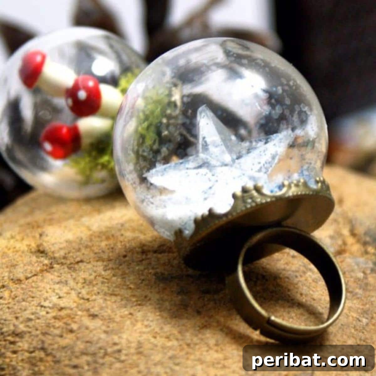 Craft Your Own Winter Wonderland: Snow Globe Projects & Kits 27 Starry DIY Snow Globe Rings