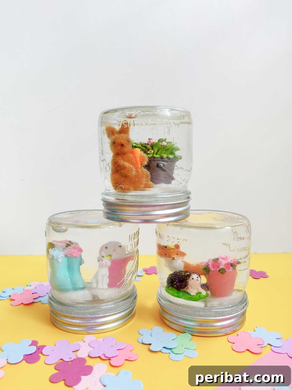 Craft Your Own Winter Wonderland: Snow Globe Projects & Kits 30 DIY Spring Mason Jar Snow Globes