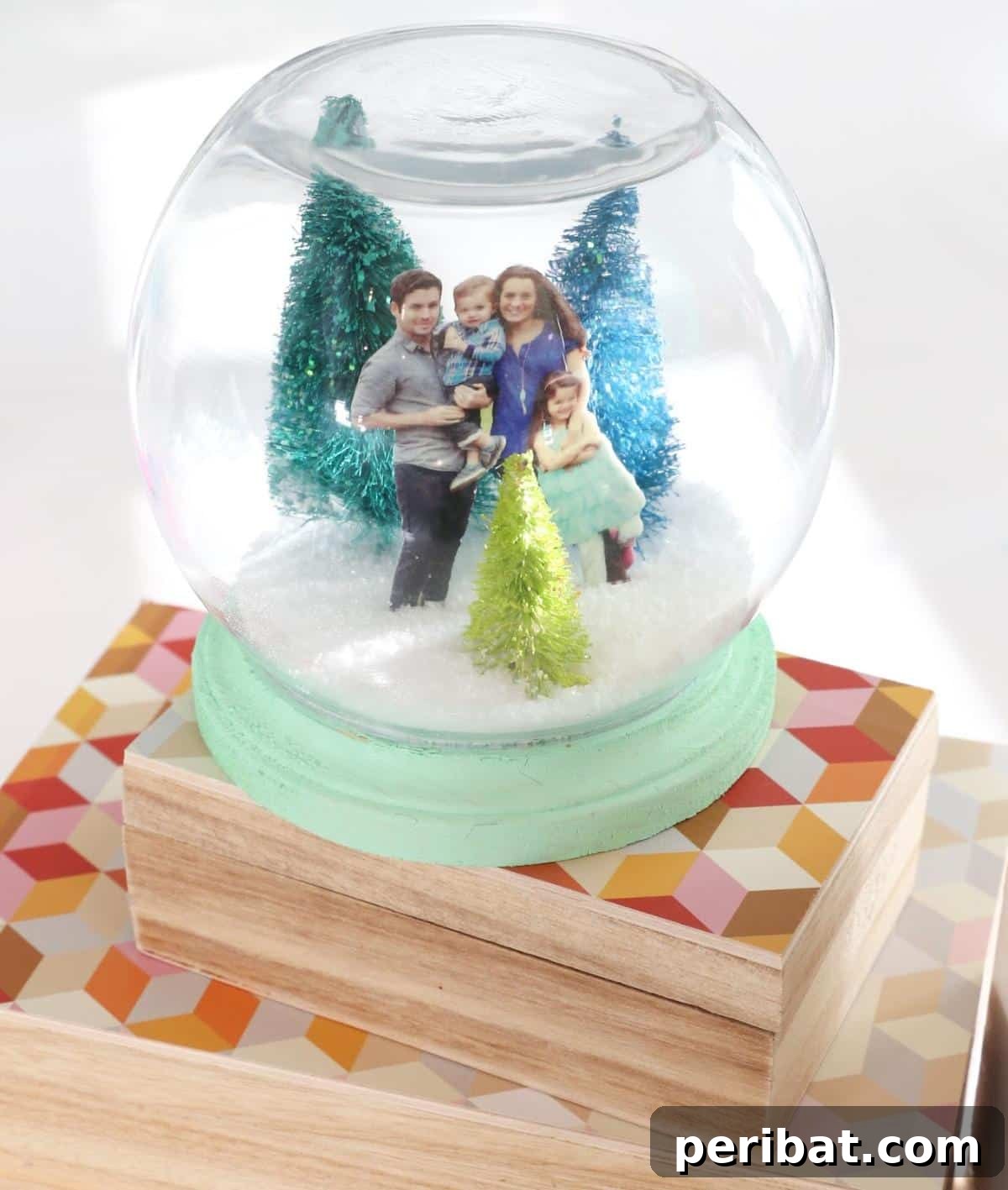 Craft Your Own Winter Wonderland: Snow Globe Projects & Kits 31 DIY Family Portrait Snow Globe