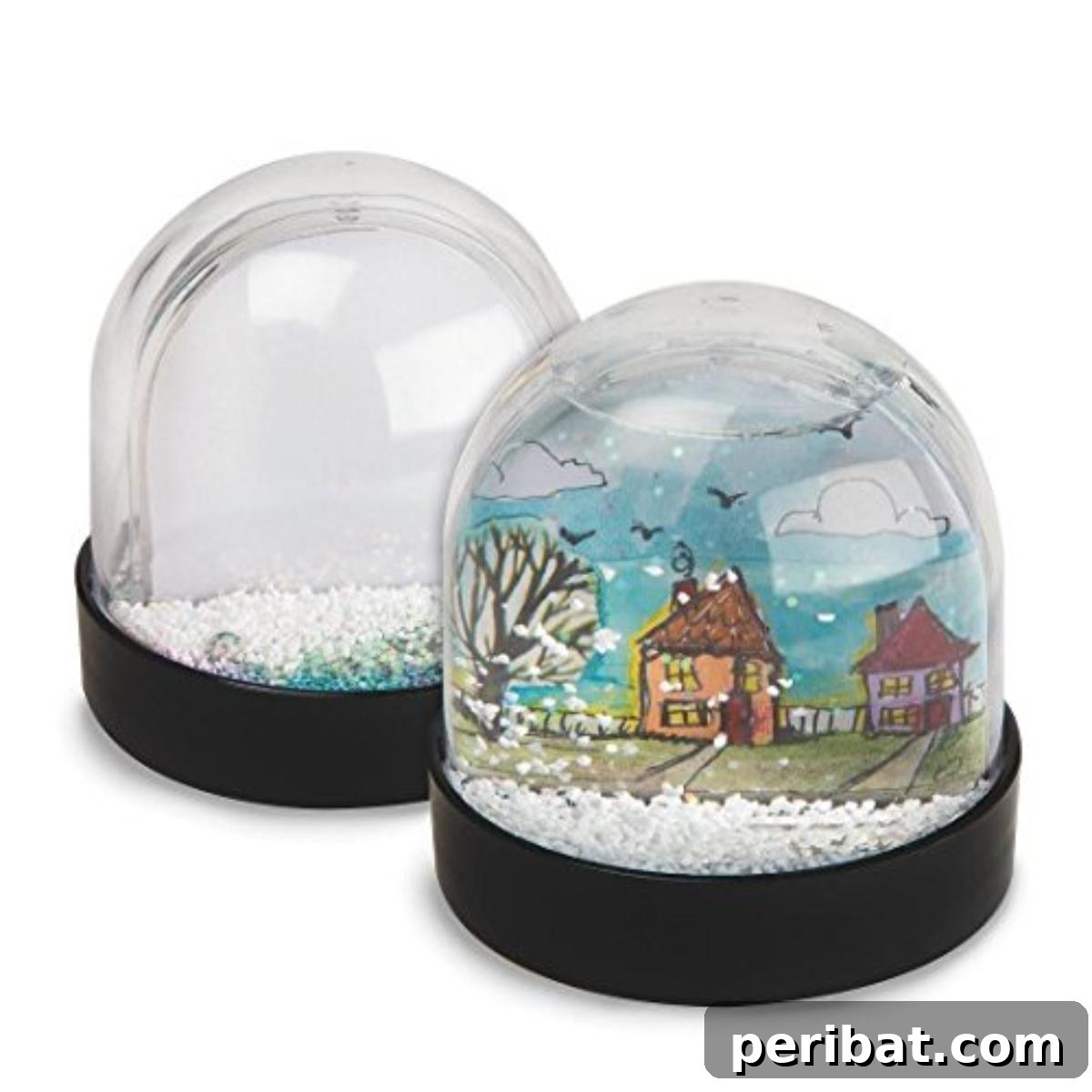Craft Your Own Winter Wonderland: Snow Globe Projects & Kits 42 S&S Worldwide Color-Me Snow Globes