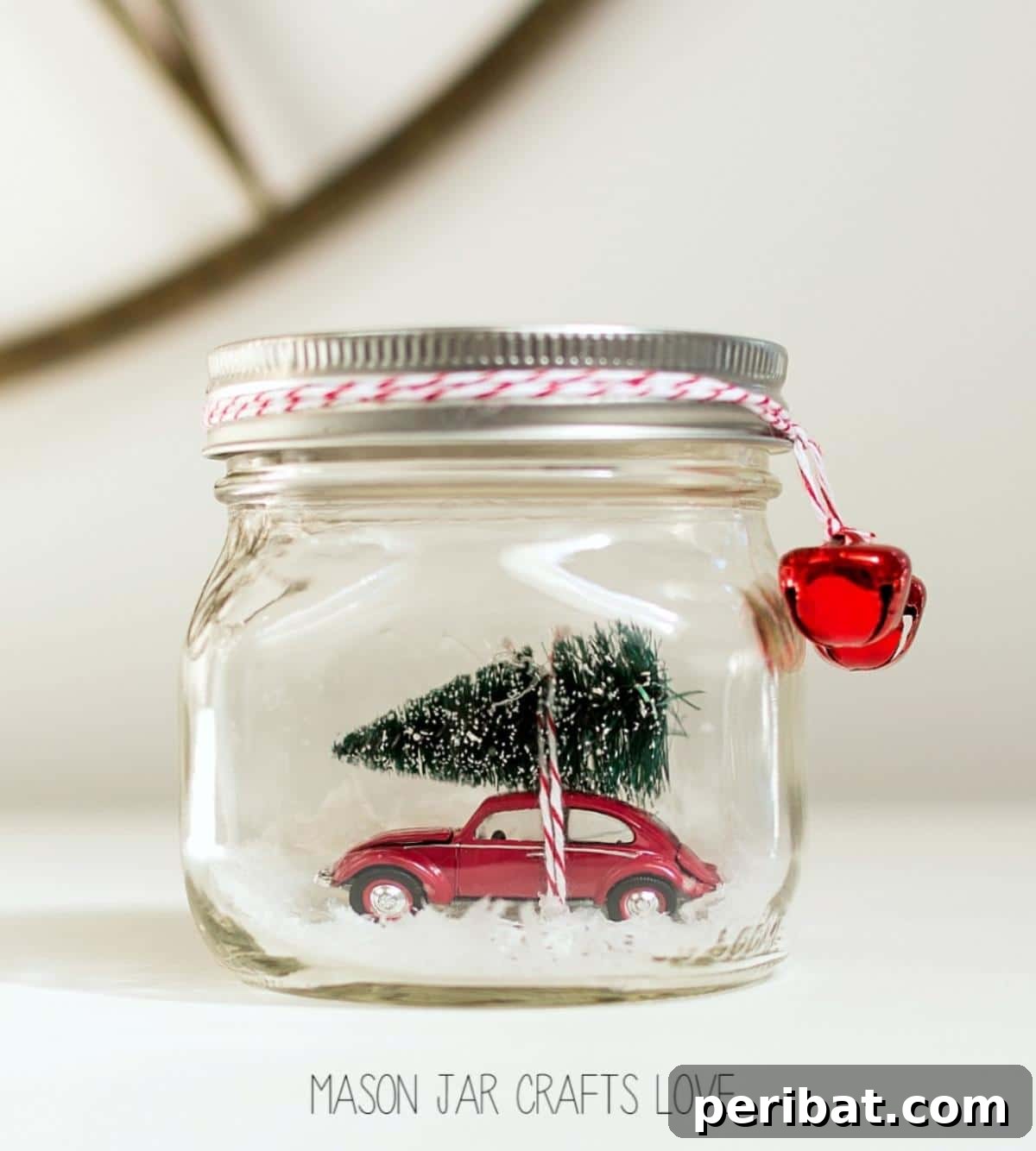 Craft Your Own Winter Wonderland: Snow Globe Projects & Kits 7 DIY Car in Jar Snow Globe