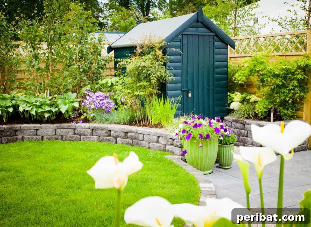 Unlock Your Potential: 42 Inspiring Backyard Studio Shed Designs 25 A sturdy backyard shed, ready for conversion into a functional and inspiring office space.