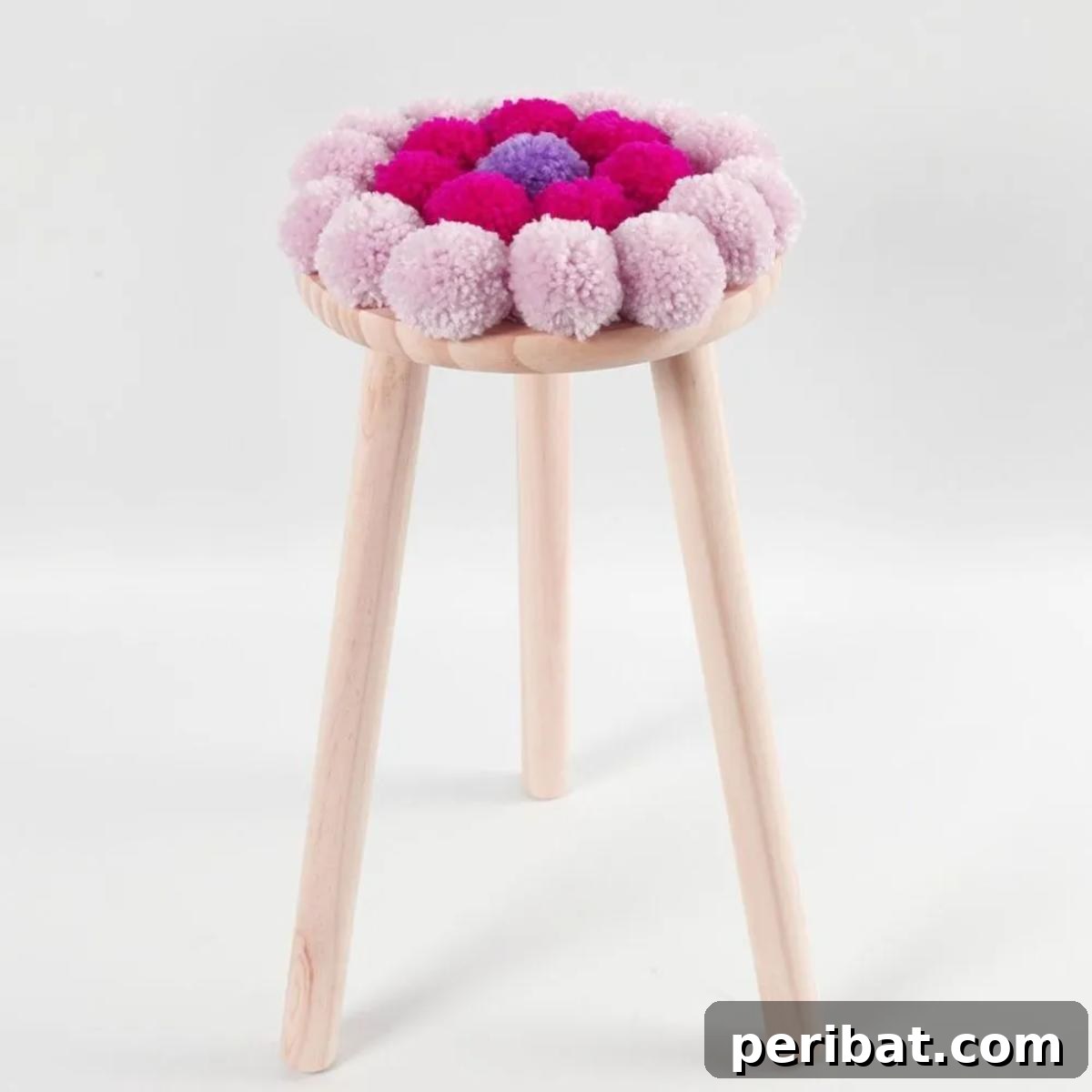 Pom Pom Stool Cushion