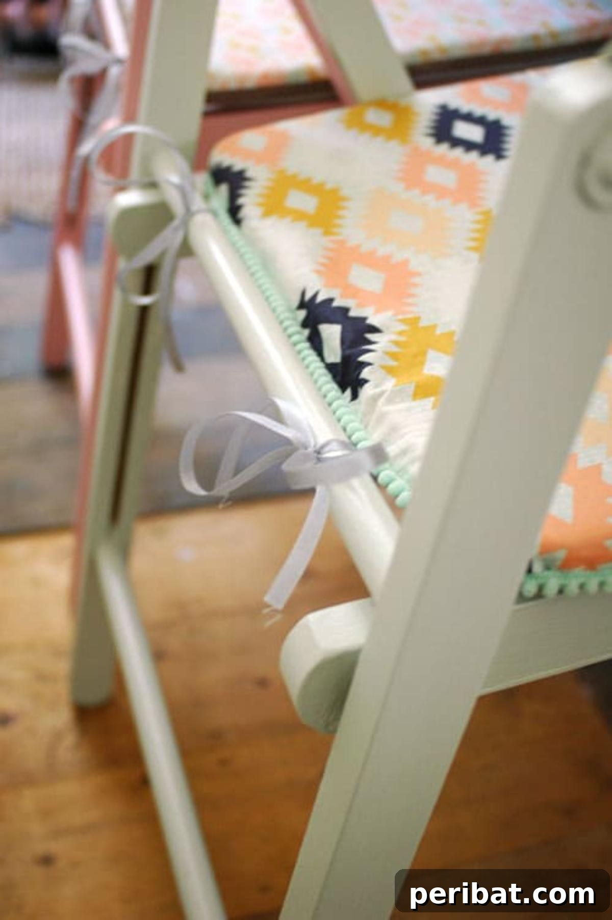 Chair Pad Pom Pom Trims