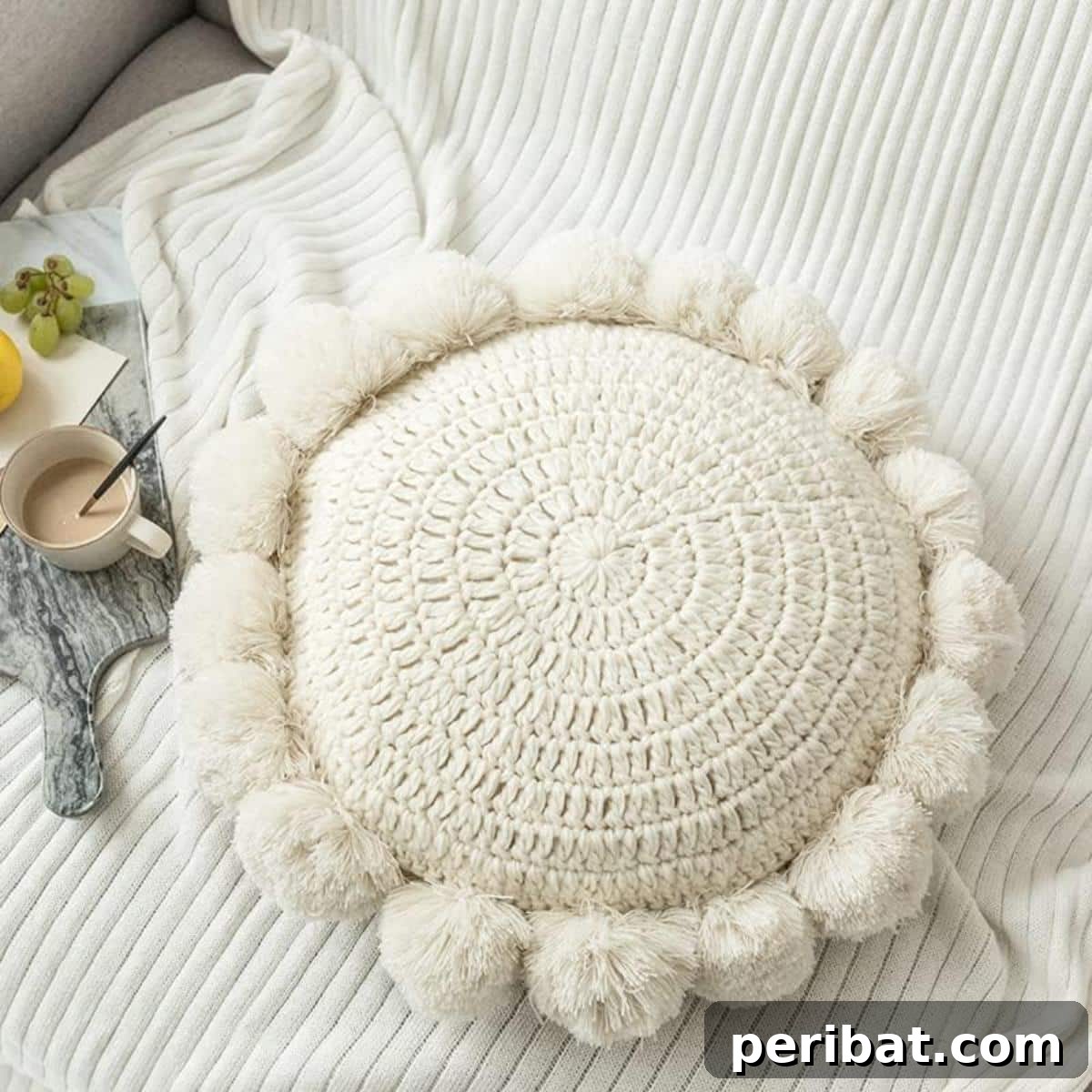 Sofa Decorative Pom Pom Cushion