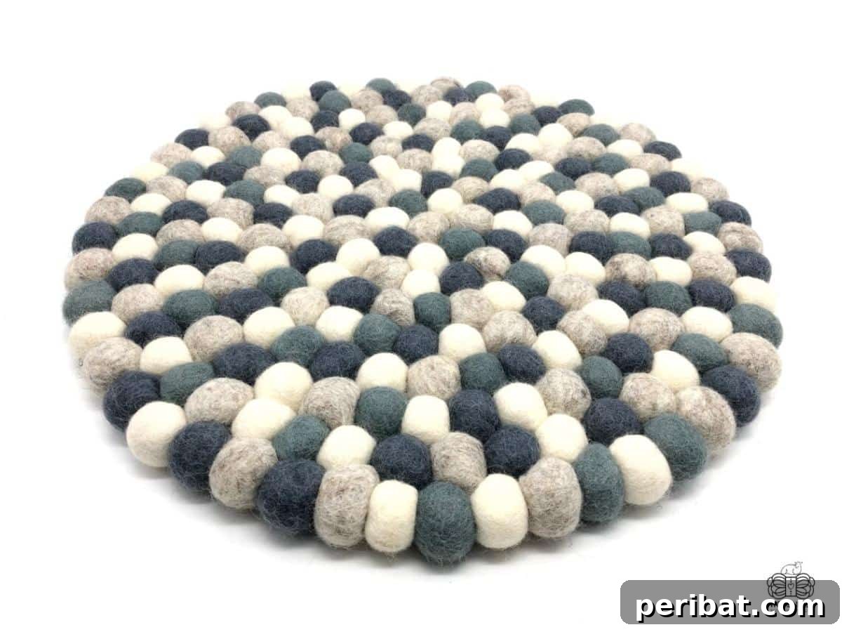 Wool Ball Chair Cushion