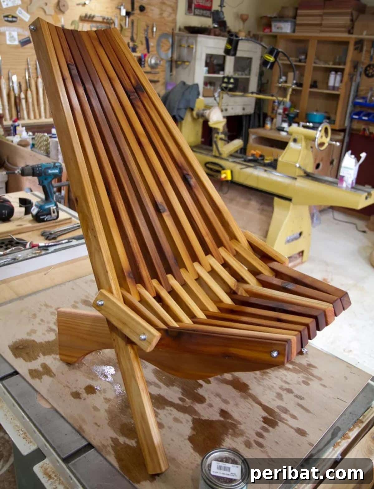 Craft Your Perfect Patio: 27 DIY Chair Designs for Cozy Outdoor Living 21 DIY Folding Lawn Cedar Chair