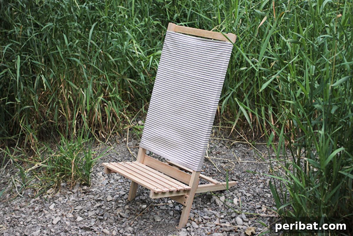 Craft Your Perfect Patio: 27 DIY Chair Designs for Cozy Outdoor Living 23 DIY Camping Wooden Chair