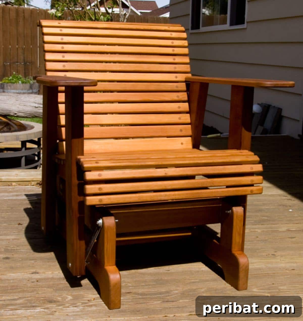 Craft Your Perfect Patio: 27 DIY Chair Designs for Cozy Outdoor Living 27 DIY Deck Glider Chair